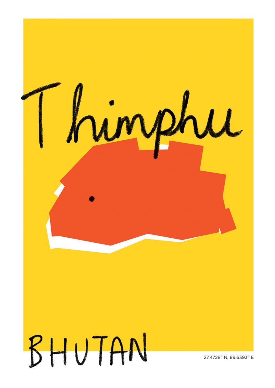 Thimphu Map