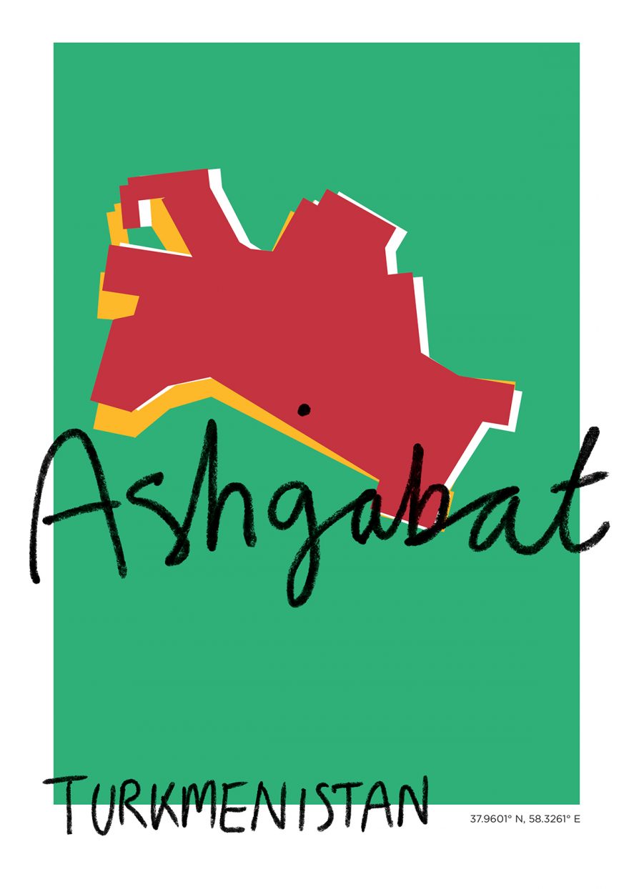 Ashgabat Map